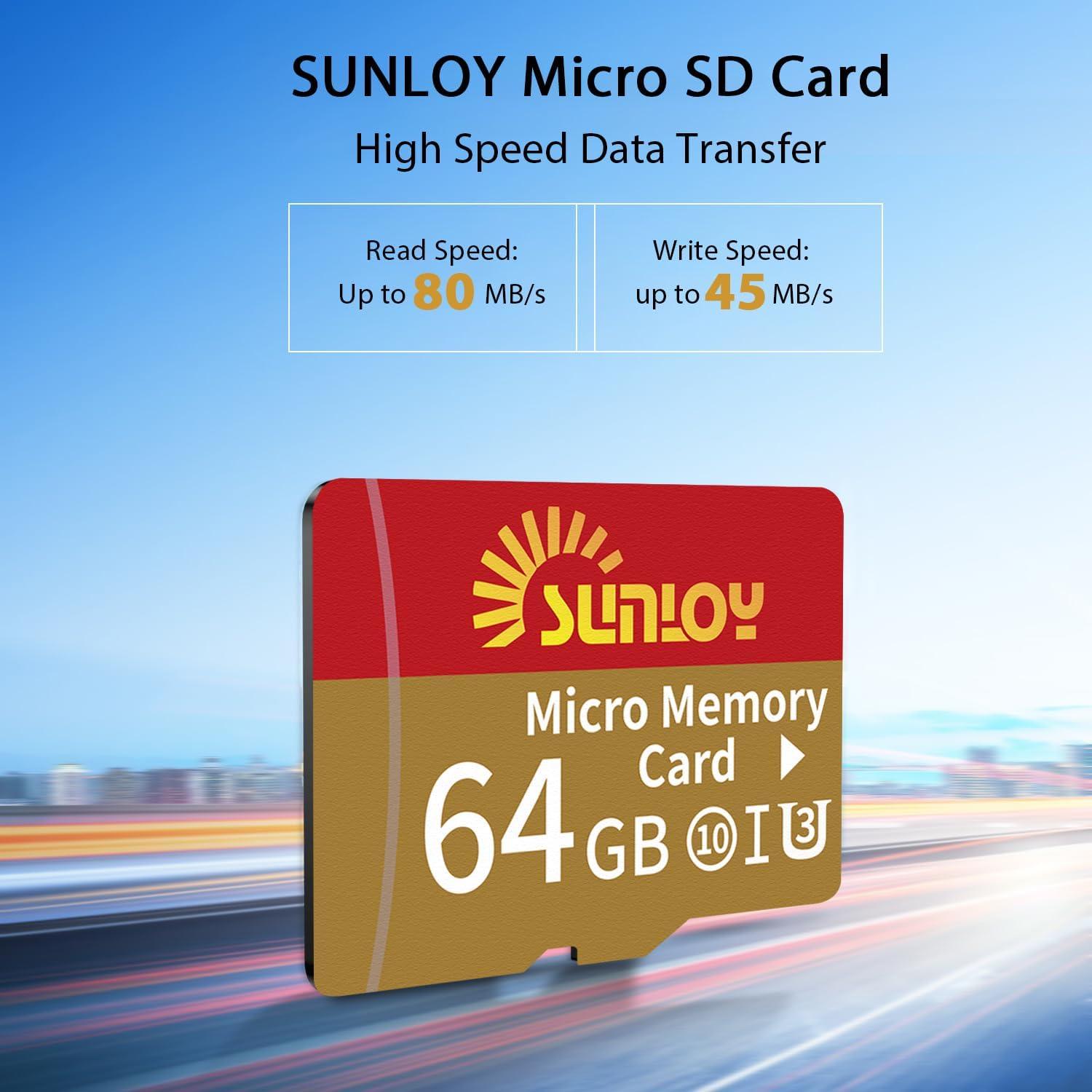 Adaptador Memory Stick PSP Sunloy + Micro SD 64GB UHS-I