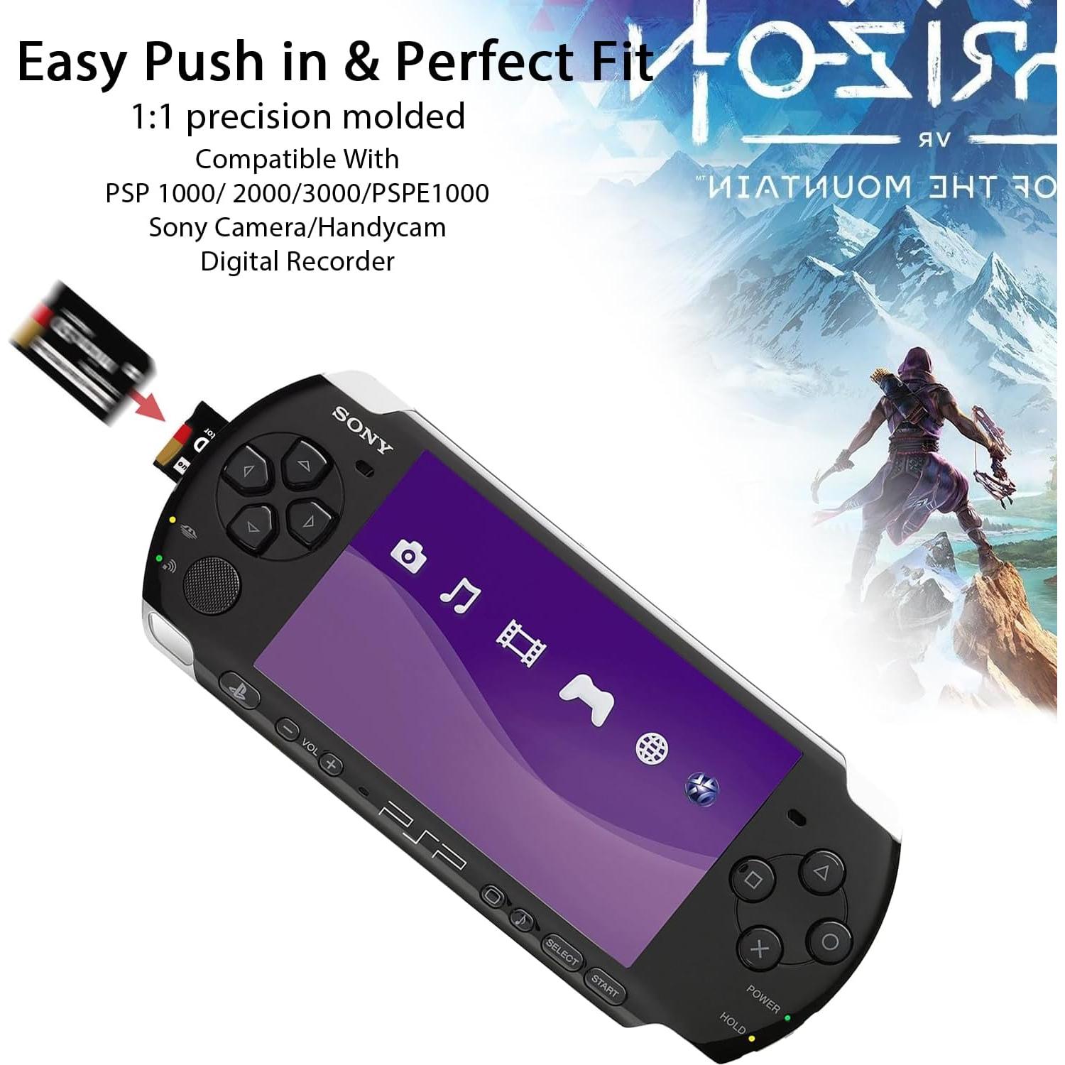 Adaptador Memory Stick PSP Sunloy + Micro SD 64GB UHS-I