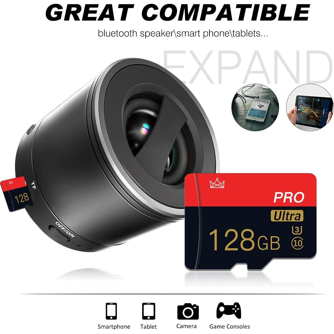 Paquete de 2 Tarjetas Micro SD 128GB Clase 10 NUOYITKJ