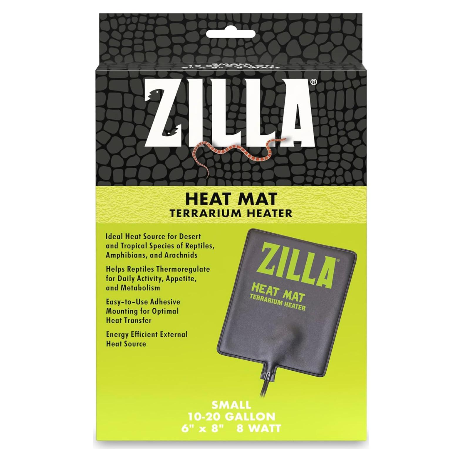 Zilla Calentador Mat Pequeño 8W para Terrarios 10-20 Galones