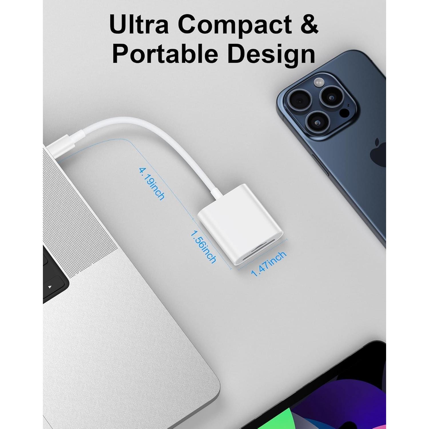 Lector de Tarjetas SD USB-C AILKIN para iPhone y Android