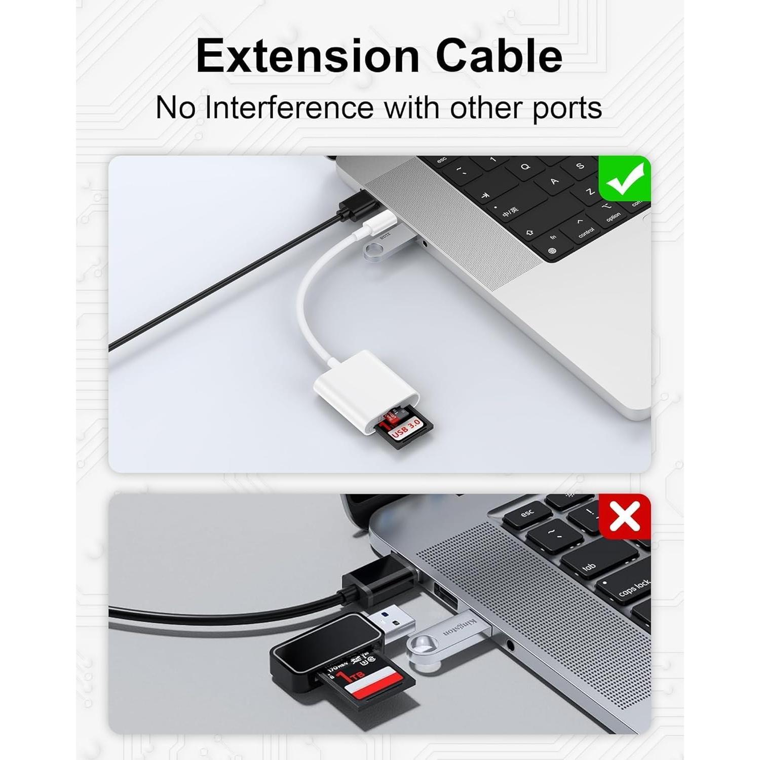 Lector de Tarjetas SD USB-C AILKIN para iPhone y Android