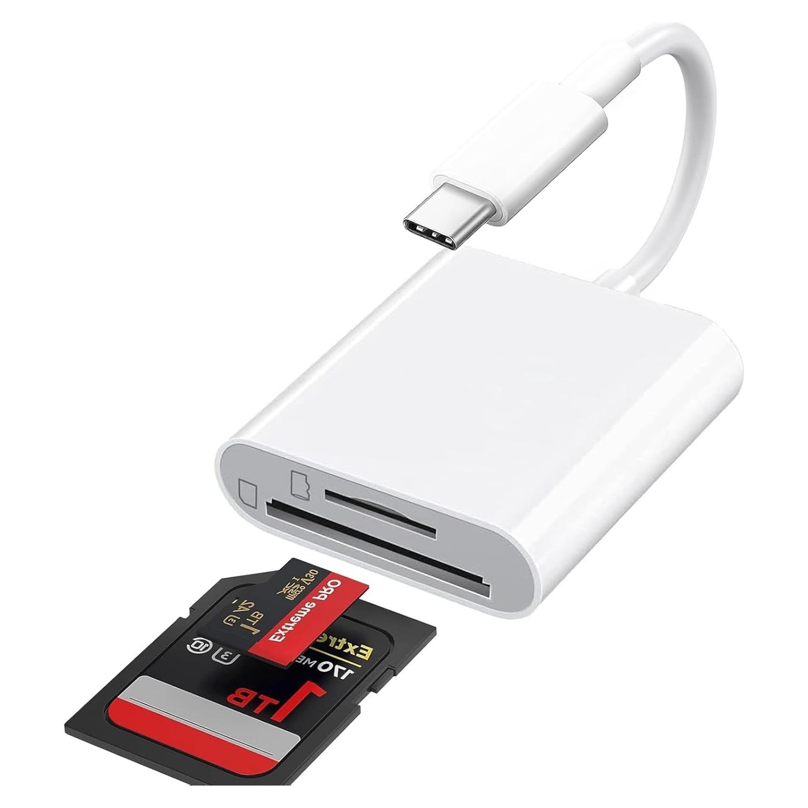 Lector de Tarjeta SD USB-C Luonanava para iPhone 16/15 Pro