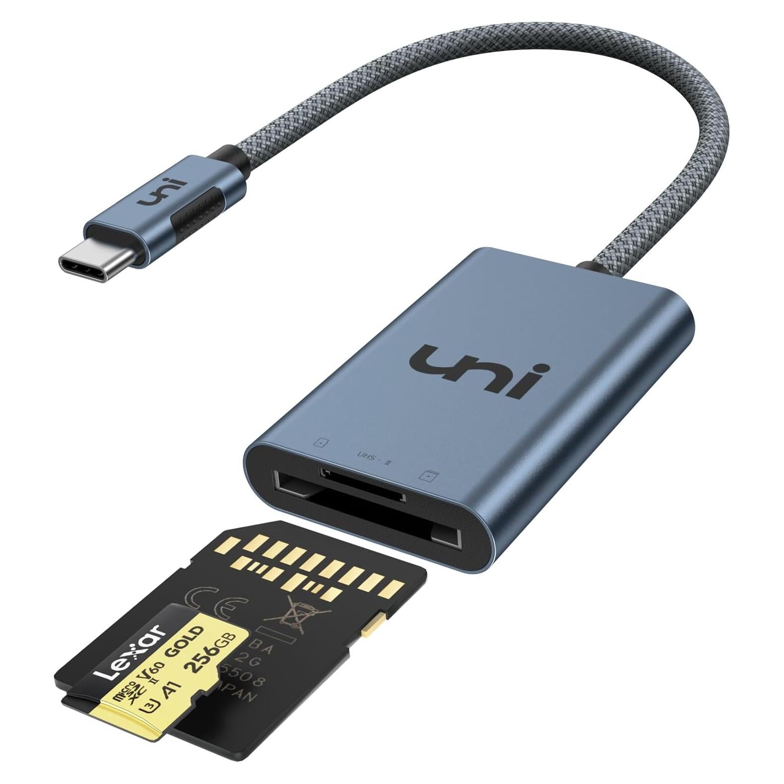 Lector de Tarjetas SD 4.0 USB-C uni - Alta Velocidad UHS-II