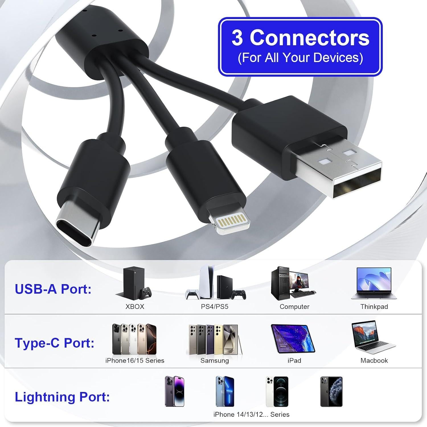 Lector de Tarjetas 8 en 1 Ardaddyn CR343-K-C USB C Lightning