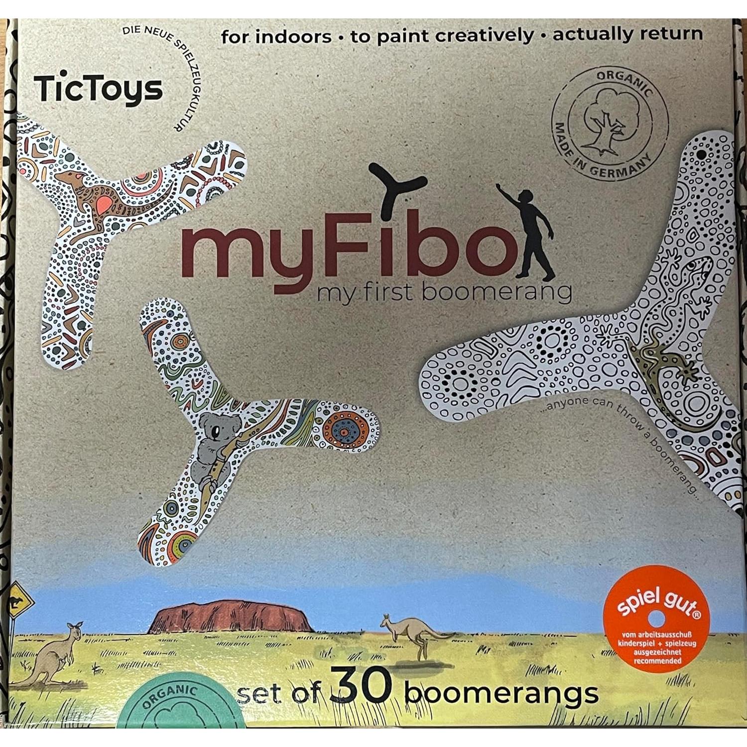 TicToys Boomerang para Niños - Set de 30 Piezas Creativas