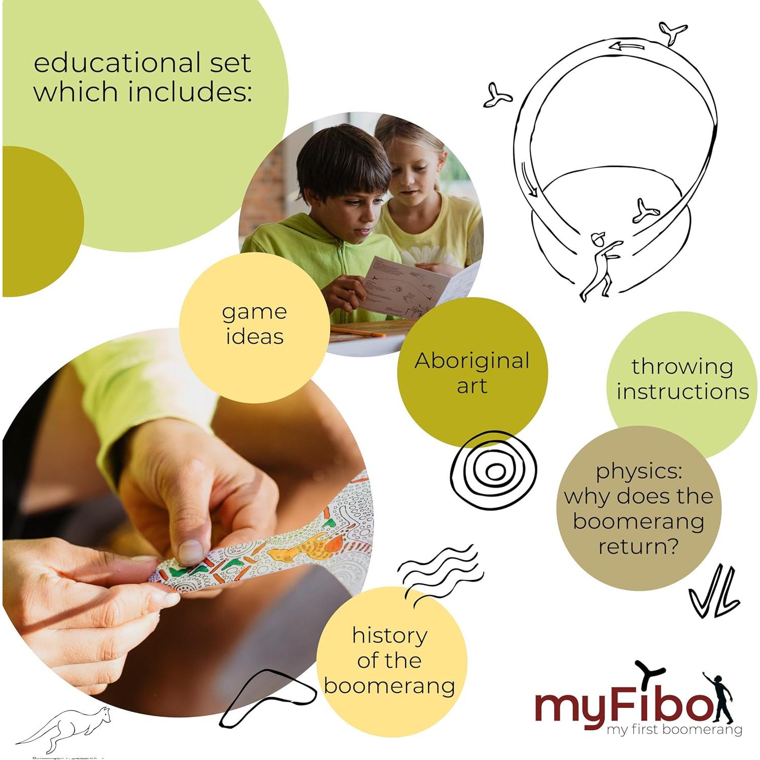 TicToys Boomerang para Niños - Set de 30 Piezas Creativas