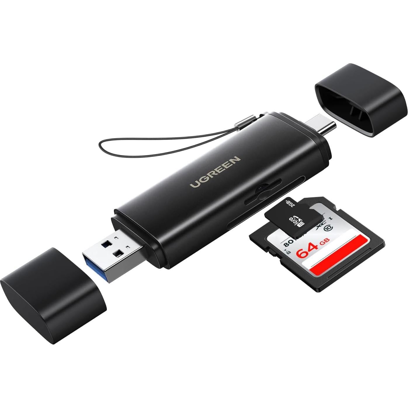 Lector de Tarjetas SD USB C UGREEN 65024 312 MB/s 2-en-1