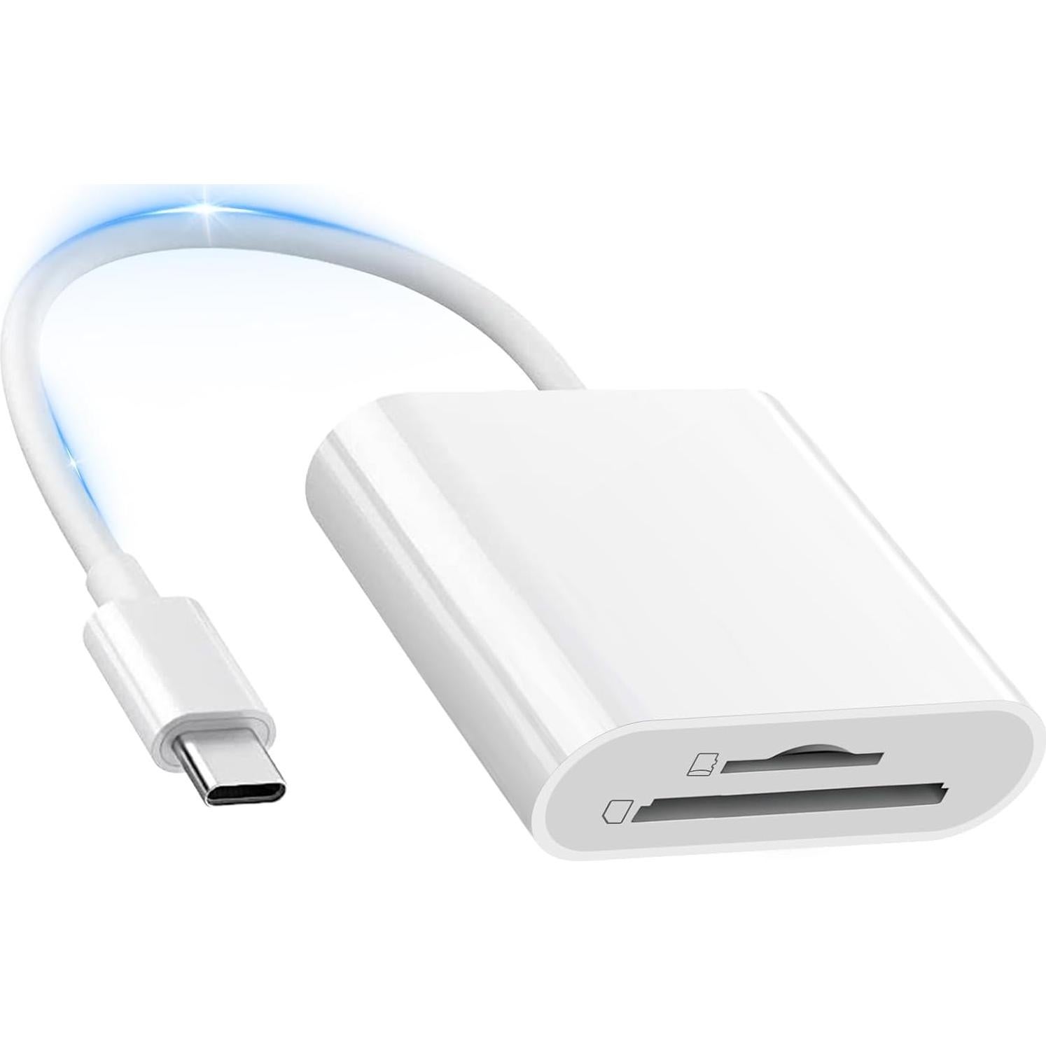 Lector de Tarjetas SD USB-C Denlane para iPhone 15/16 y iPad