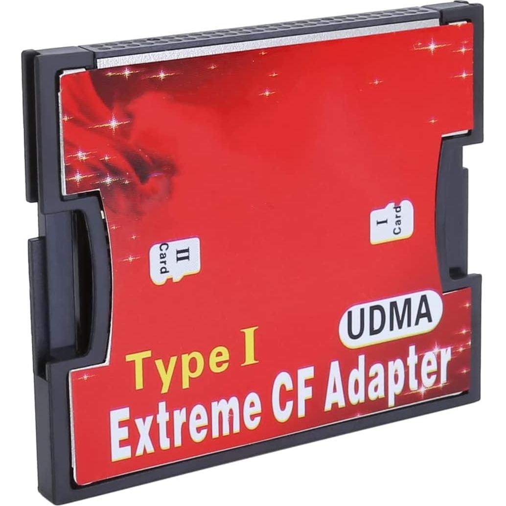 Adaptador CF QUMOX para 2 microsd a Compact Flash Tipo I