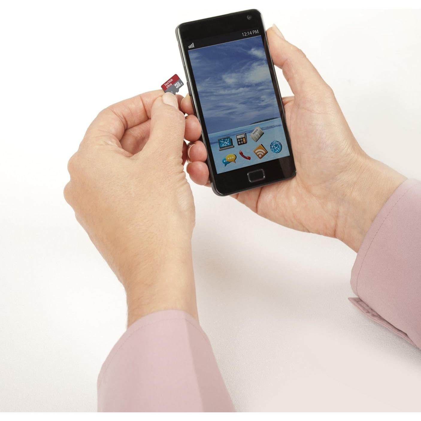 Tarjeta microSD SanDisk Ultra 32GB UHS-I Clase 10 Plata