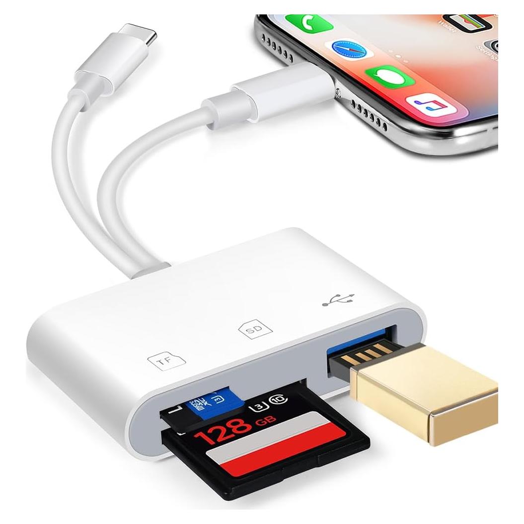 Lector de Tarjetas SD hua xun yuan OTG para iPhone/iPad