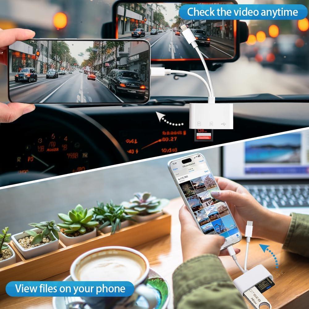Lector de Tarjetas SD hua xun yuan OTG para iPhone/iPad