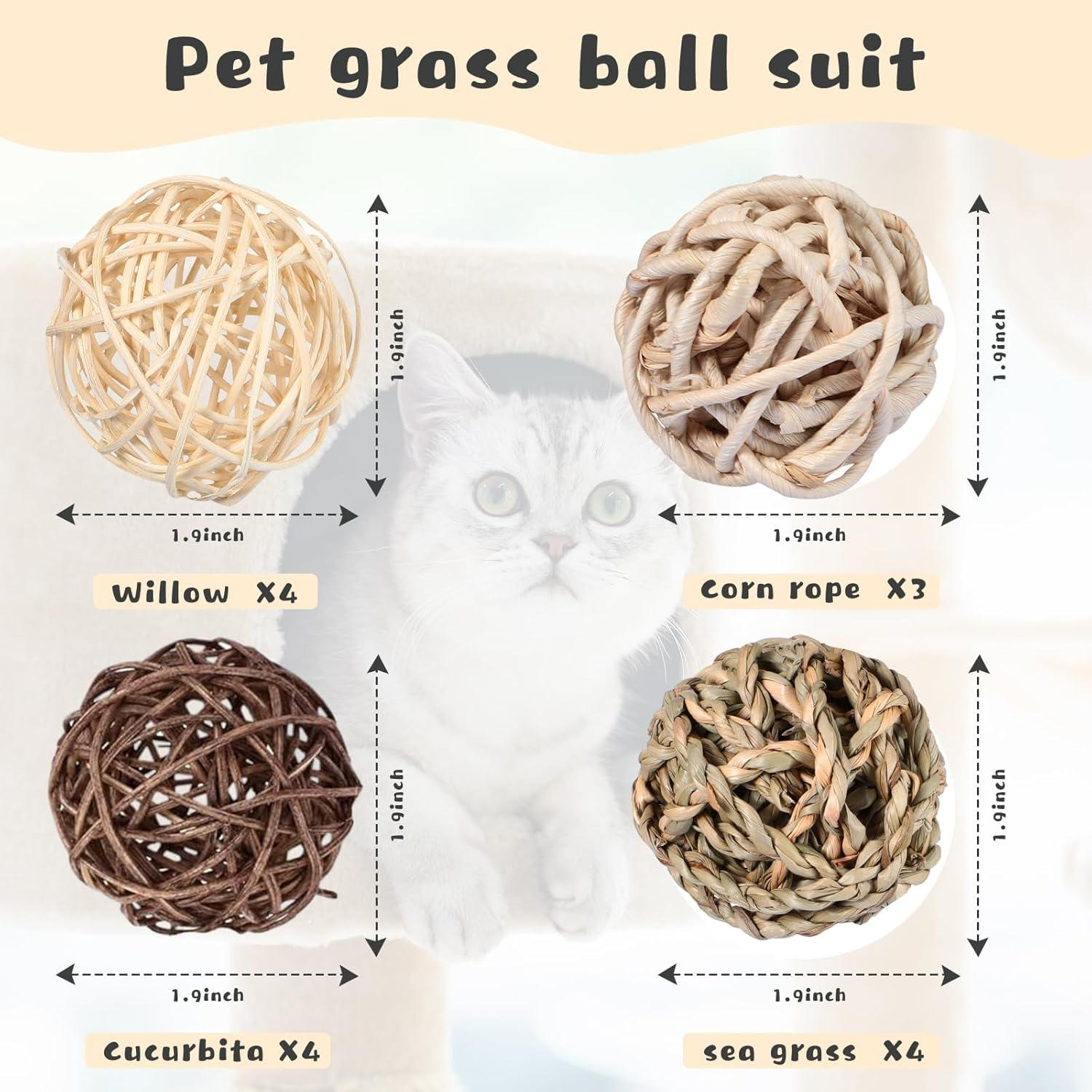 Bolas de Masticar para Conejos Skylety 15 Piezas 5 cm