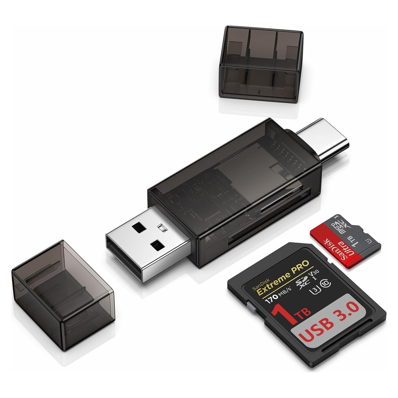 Lector de Tarjetas SD USB C ANDHOT para iPhone 16 y Samsung