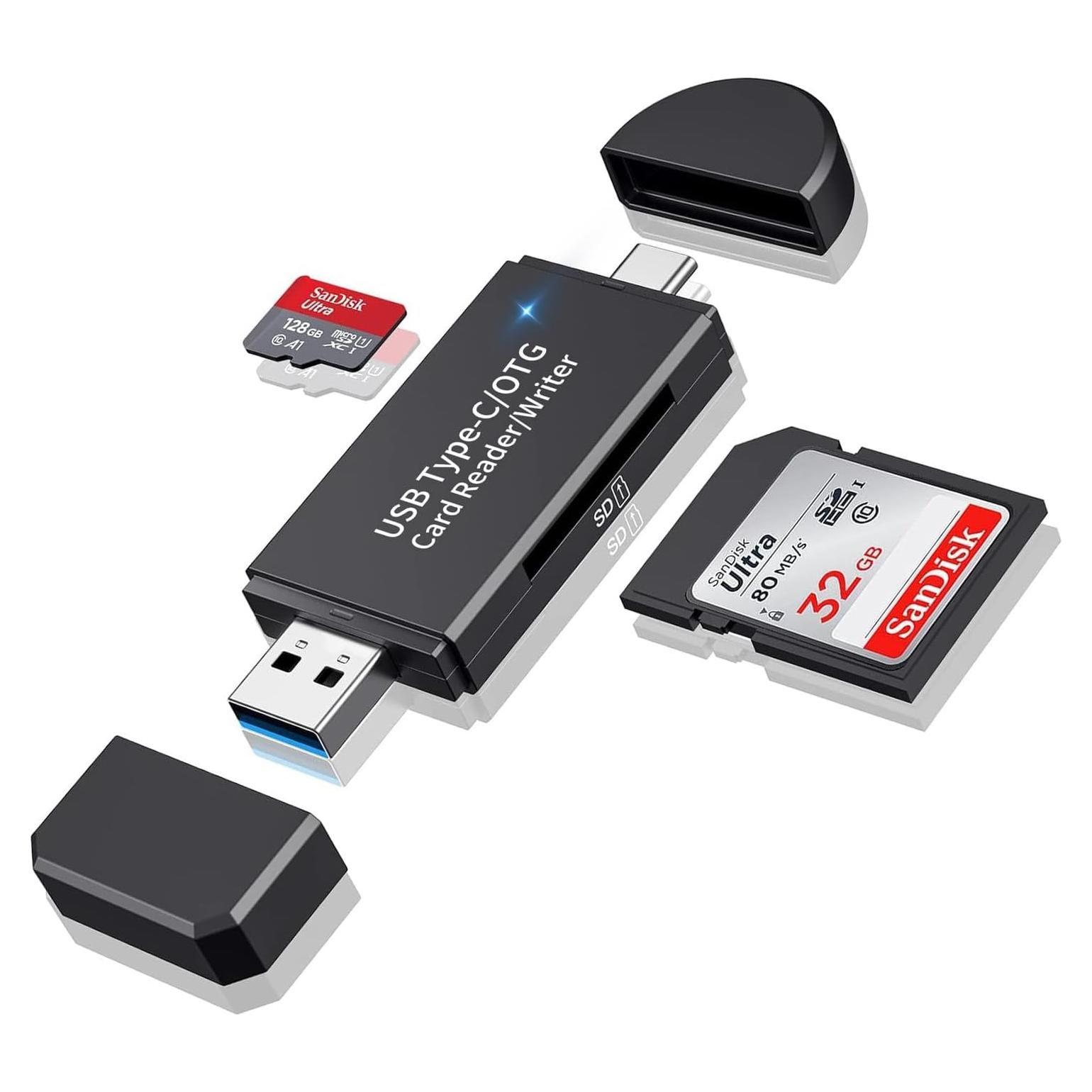 Lector de Tarjetas SD USB 3.0 Critin - Alta Velocidad 5Gbps
