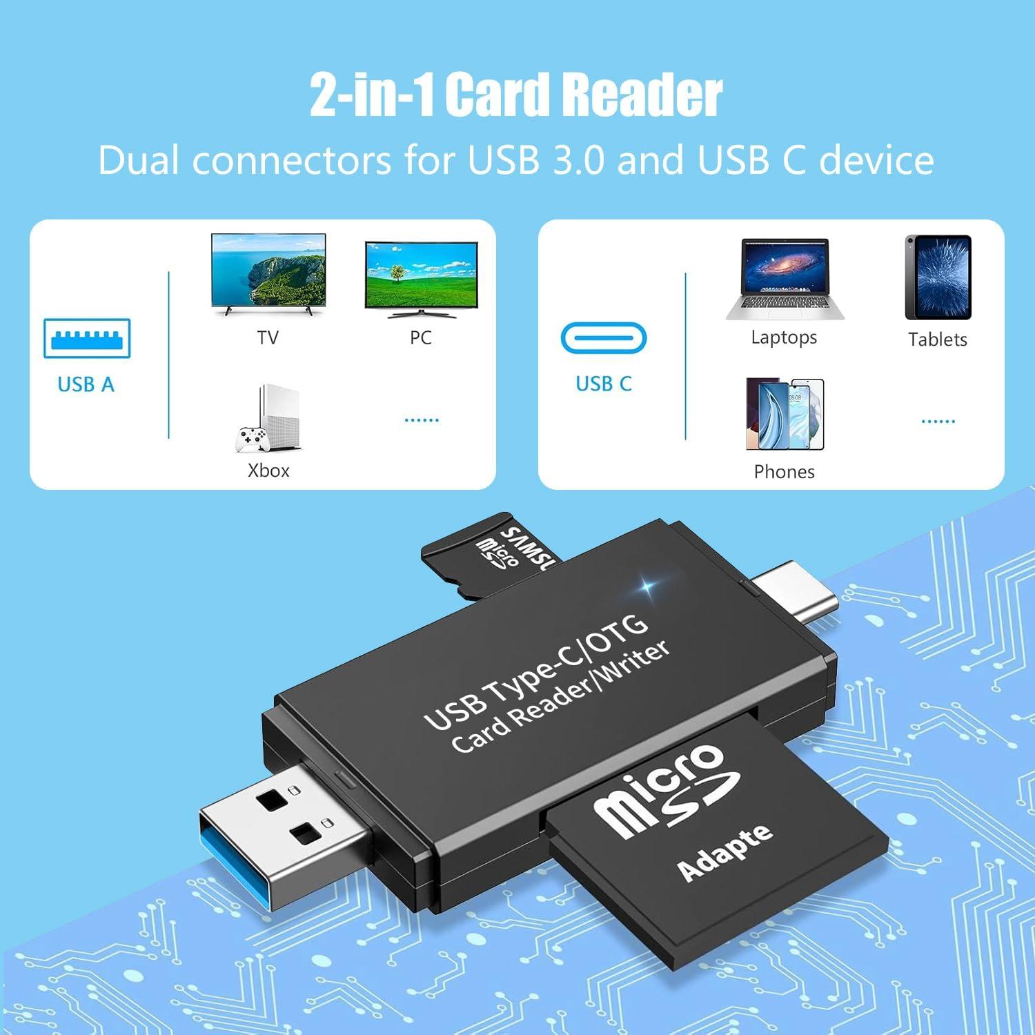 Lector de Tarjetas SD USB 3.0 Critin - Alta Velocidad 5Gbps