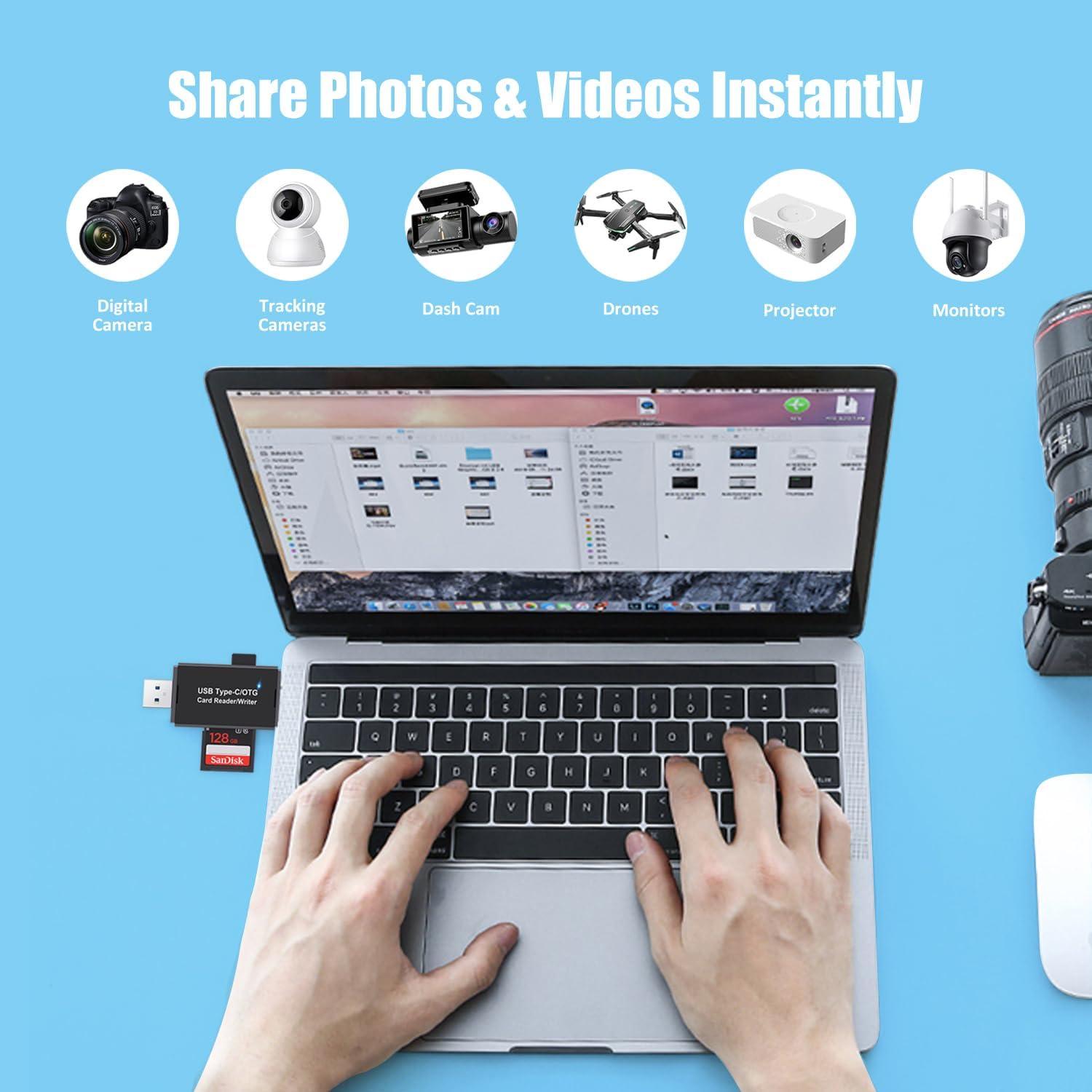 Lector de Tarjetas SD USB 3.0 Critin - Alta Velocidad 5Gbps