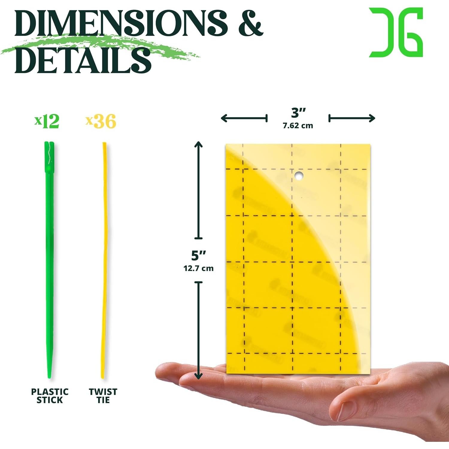 Trampas Adhesivas Doble Cara Catchmaster 36 Unidades Amarillas