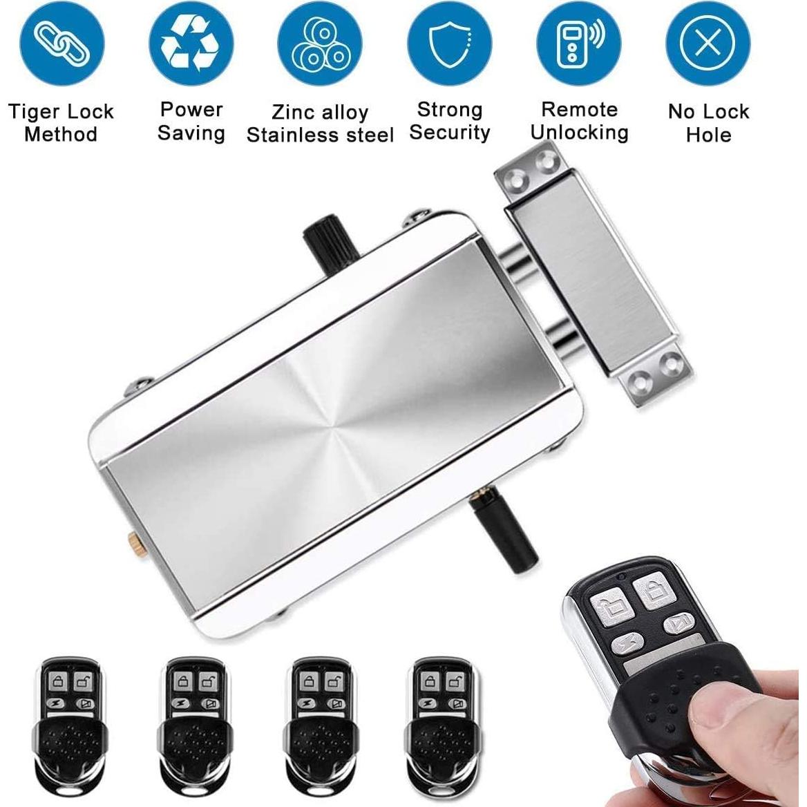 Cerradura Electrónica HONUTIGE Antirrobo Control Remoto