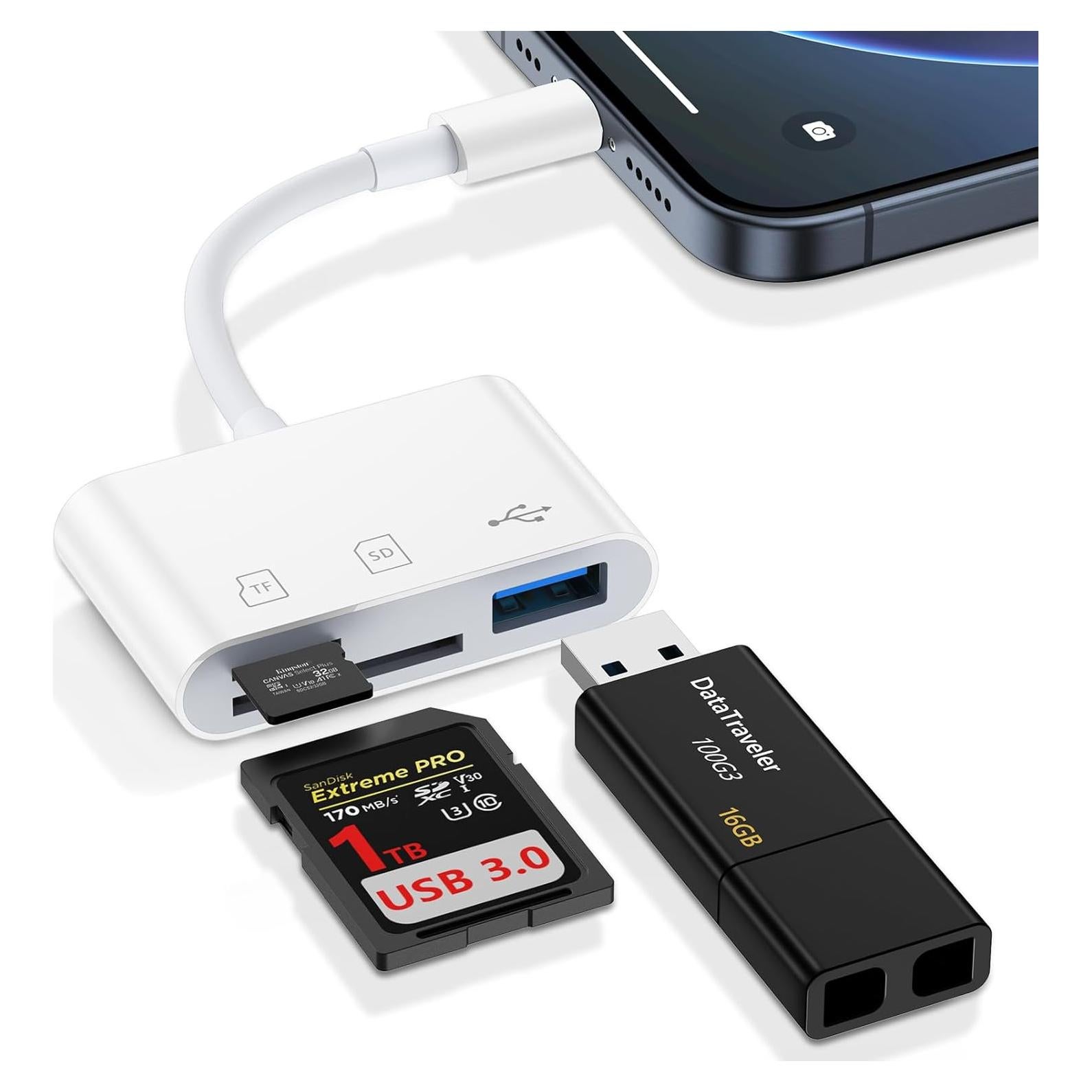 Adaptador de Cámara Digital USB C VIFIGEN para iPhone 16e/16 Pro Max