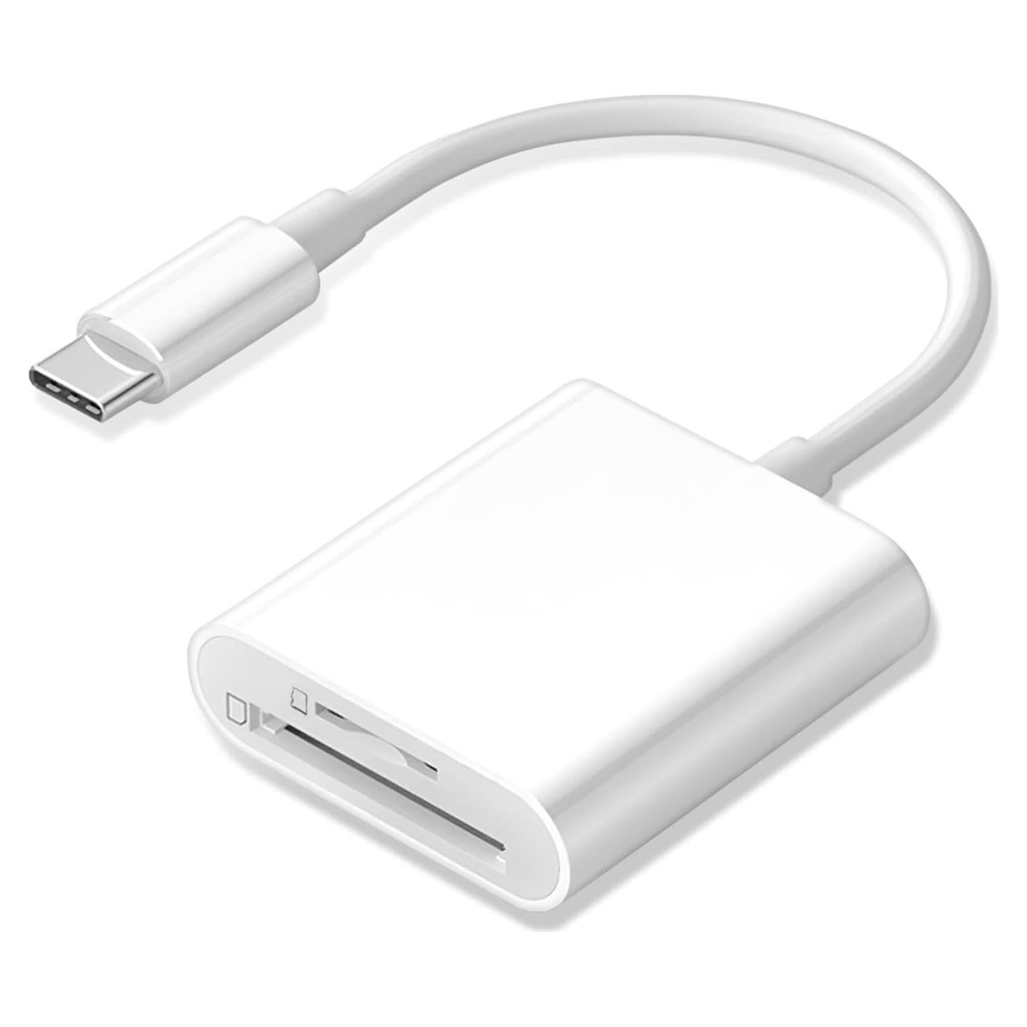 Lector de Tarjetas SD USB C LBSC - 2 Ranuras, Compatible iPhone/iPad