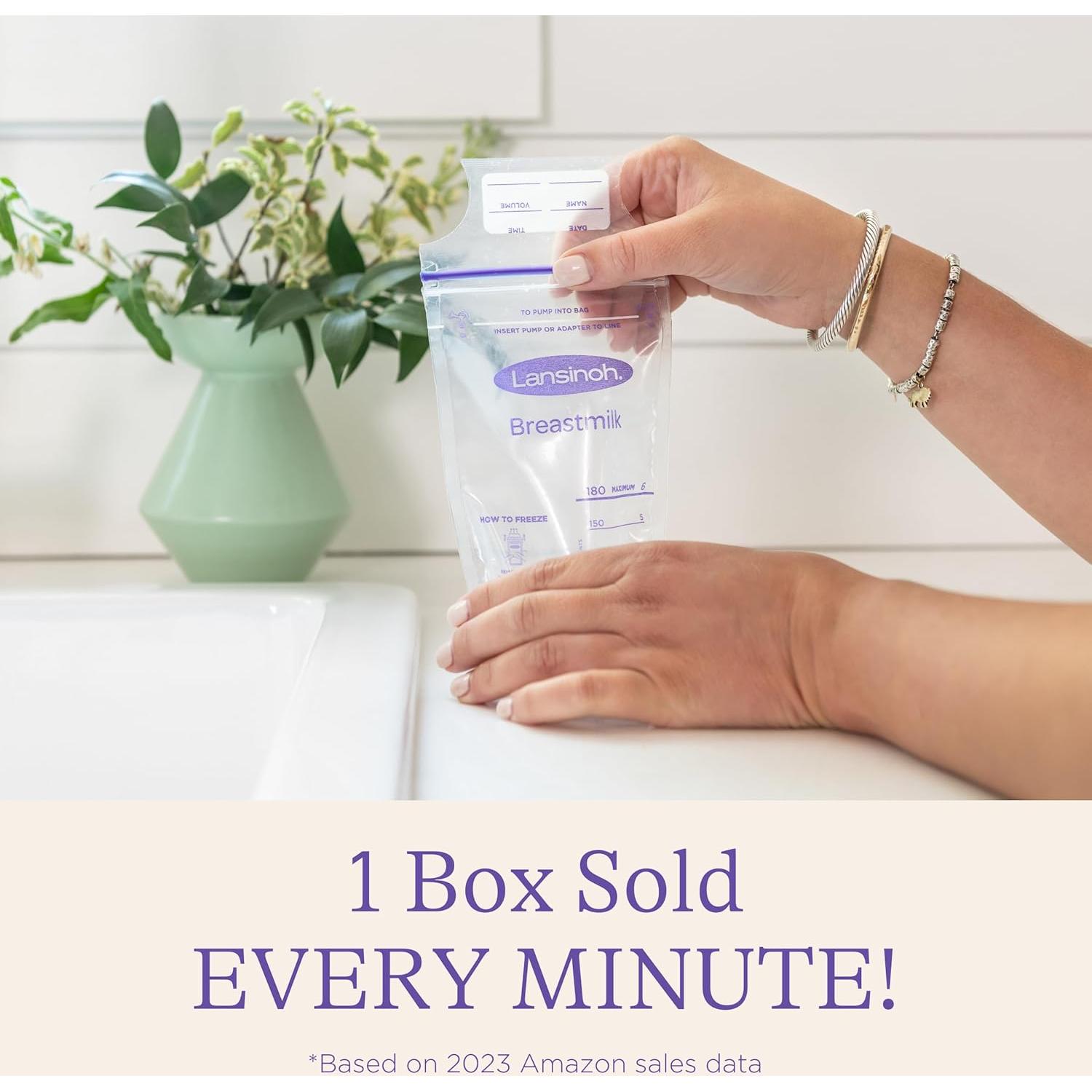 Bolsas de Almacenamiento de Leche Materna Lansinoh 50 Unidades 113ml