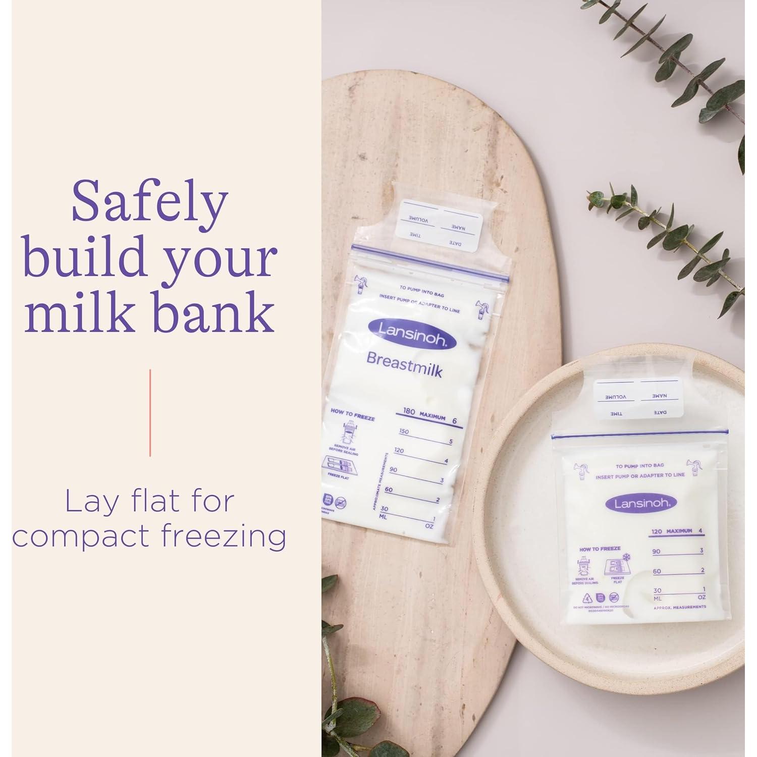 Bolsas de Almacenamiento de Leche Materna Lansinoh 50 Unidades 113ml