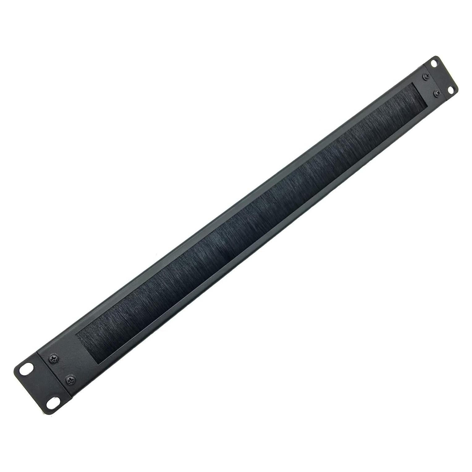 Panel de Gestión de Cables 1U JINGCHENGMEI Negro para Rack 19"