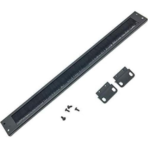 Panel de Gestión de Cables 1U JINGCHENGMEI Negro para Rack 19"