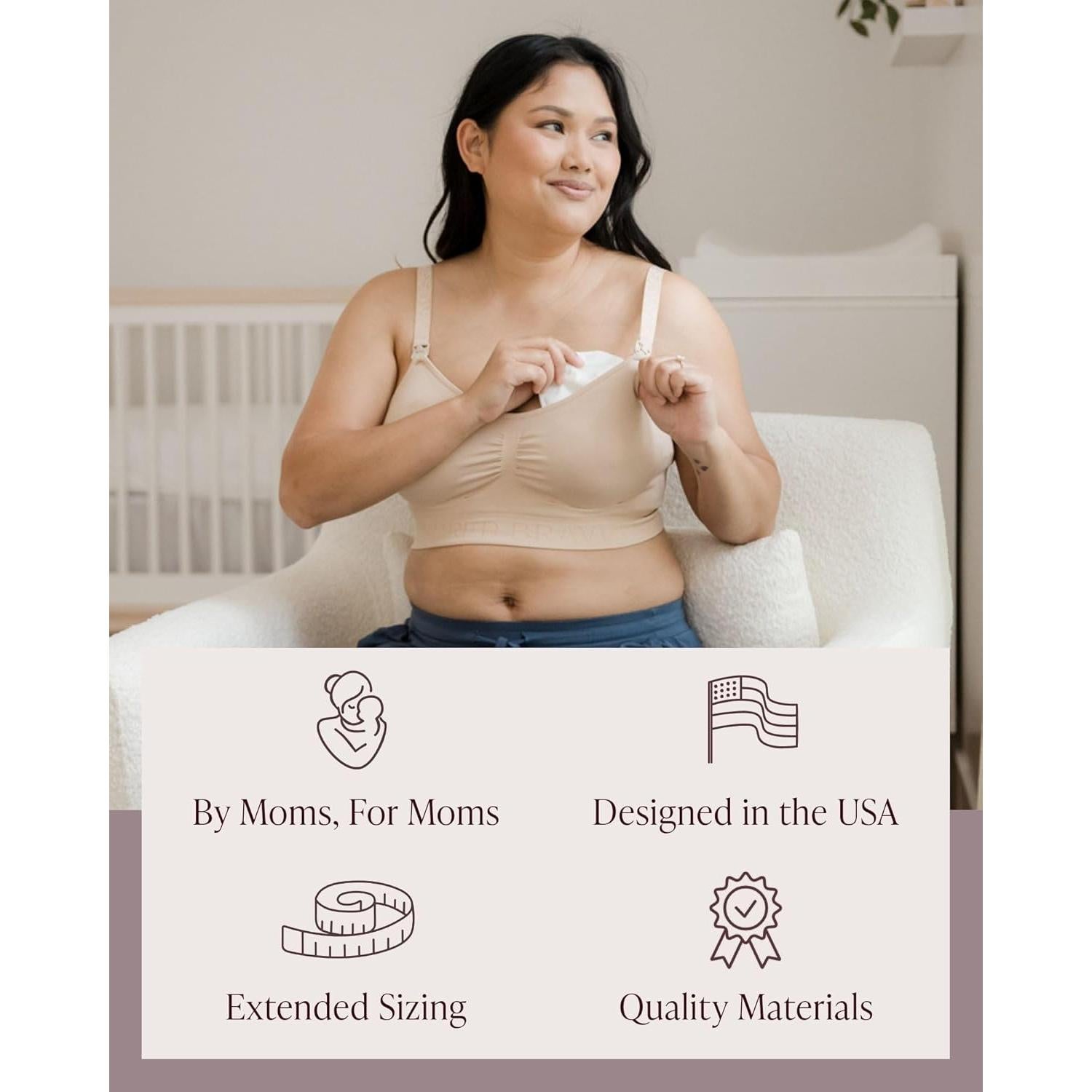 Almohadillas de Lactancia Reutilizables Kindred Bravely 10 Pzas