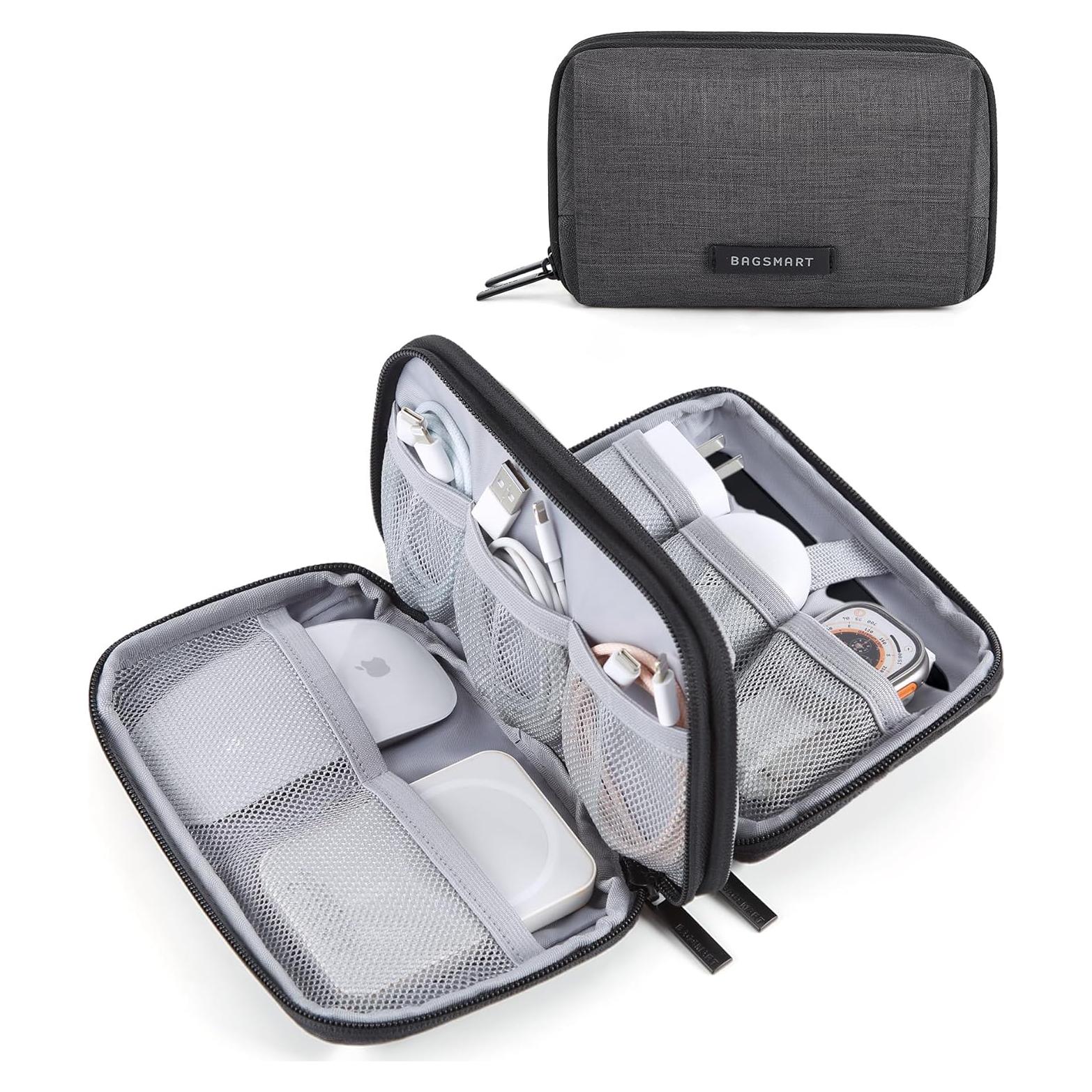 Organizador Electrónico de Viaje BAGSMART Negro 21x13x5 cm