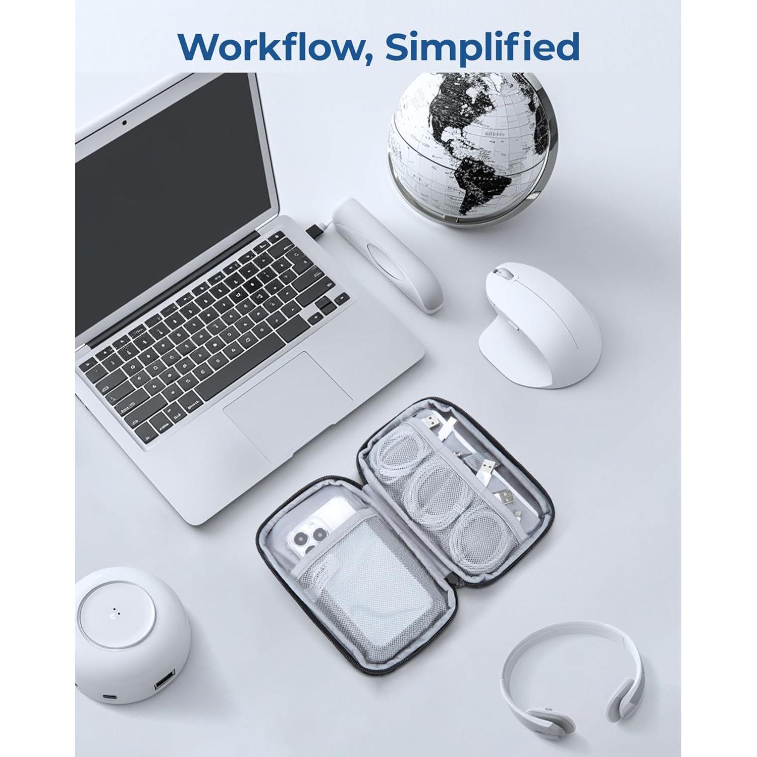 Organizador Electrónico de Viaje BAGSMART Negro 21x13x5 cm