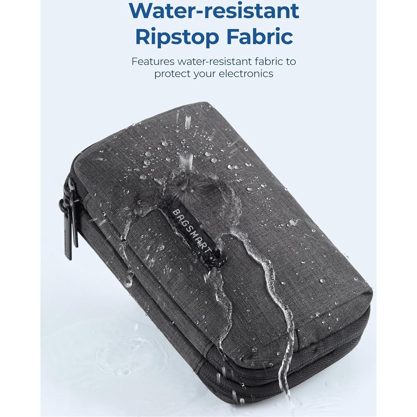 Organizador Electrónico de Viaje BAGSMART Negro 21x13x5 cm