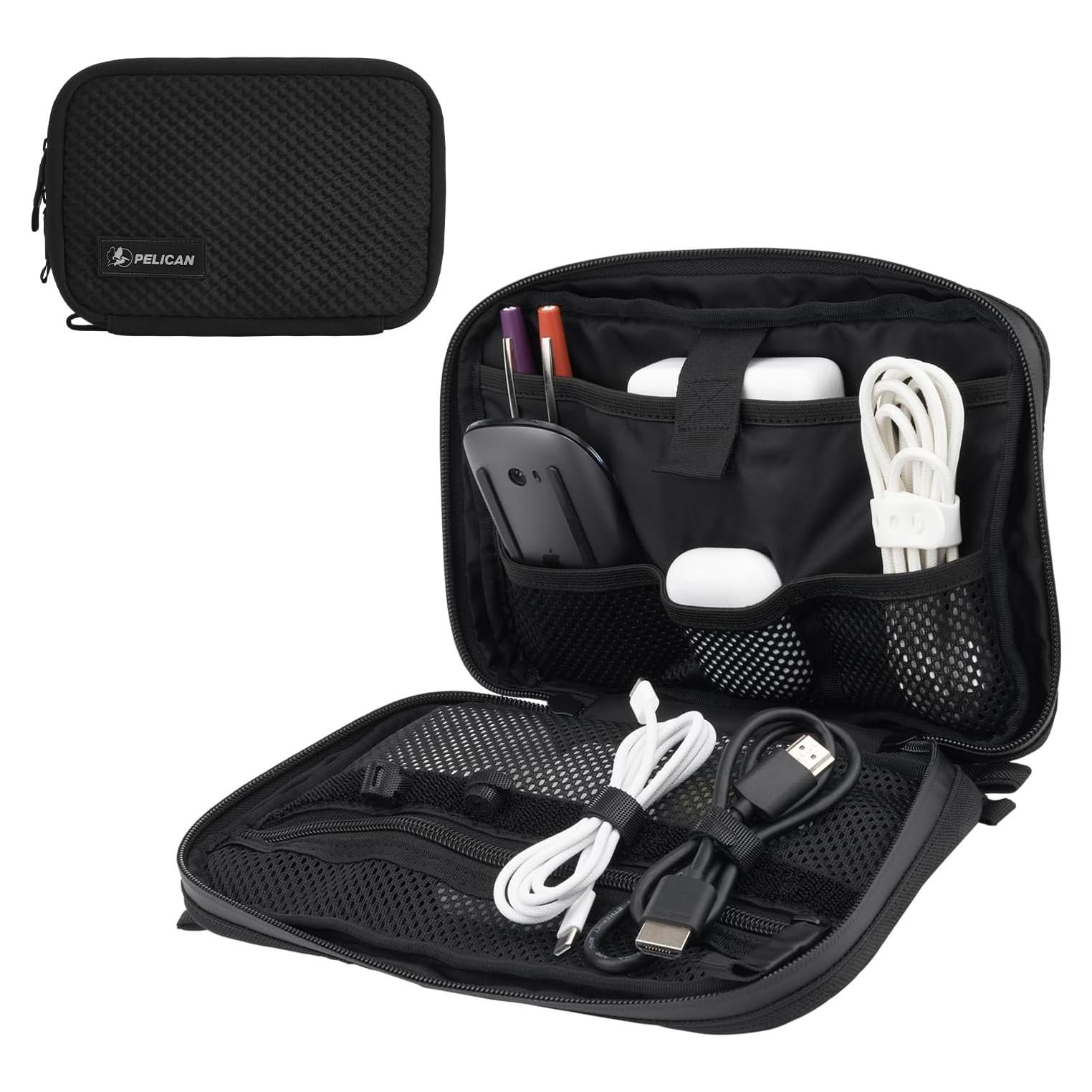 Organizador de Tecnología Pelican Traveler - Bolsa Negra 24.5x17cm