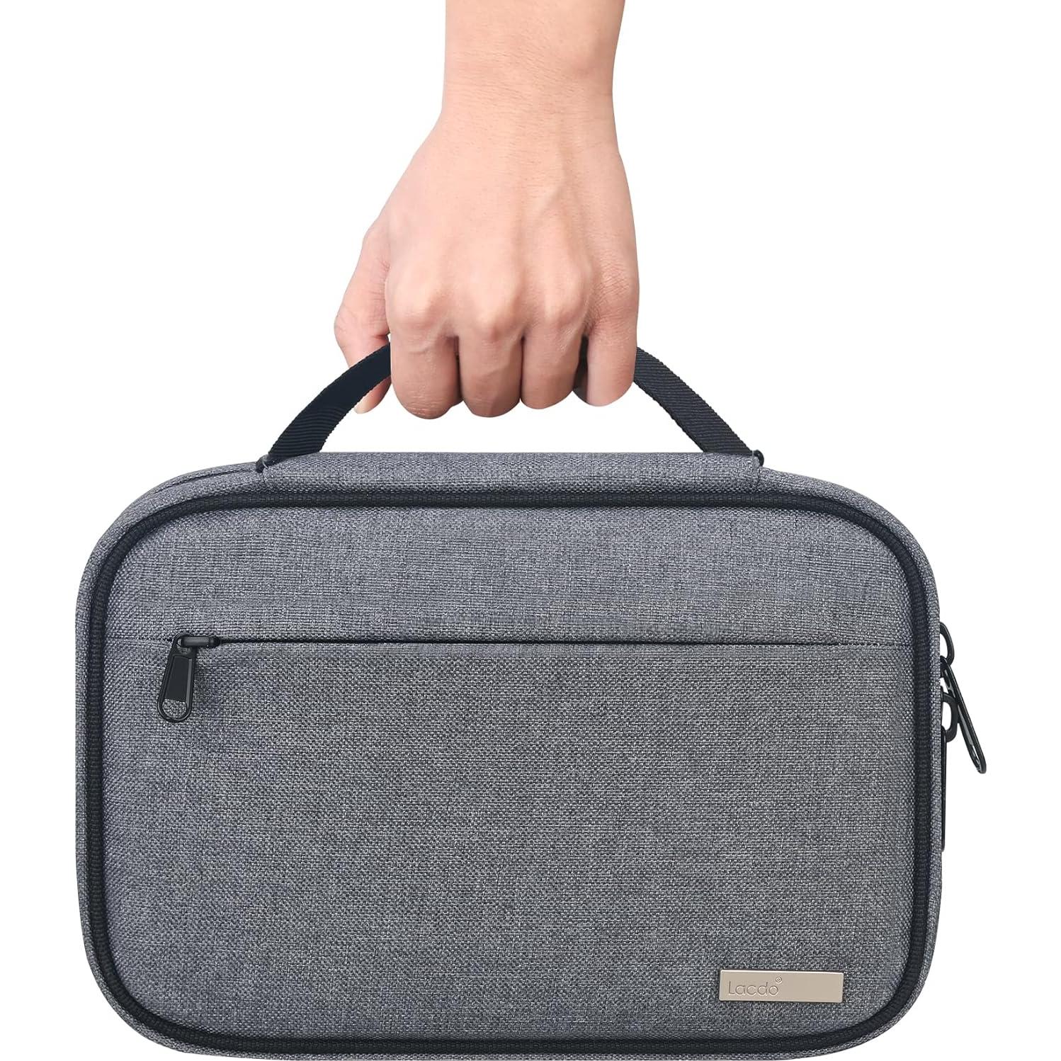 Organizador de Cables Lacdo Gris, Funda Portátil 6 Capas