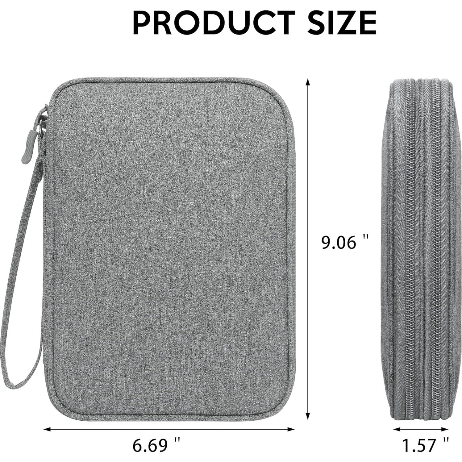CILLA Organizador Electrónico de Viaje Gris Oscuro 24x17.5cm