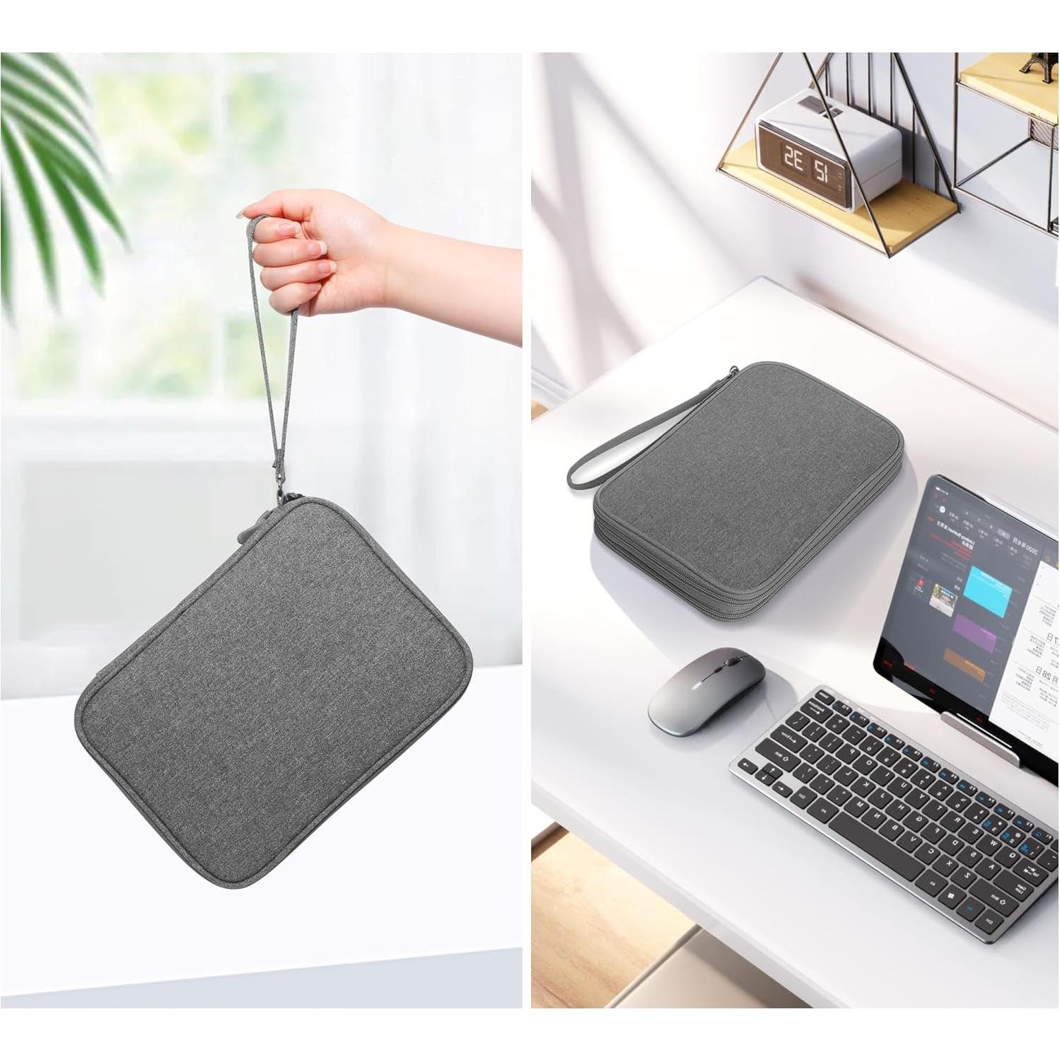 CILLA Organizador Electrónico de Viaje Gris Oscuro 24x17.5cm