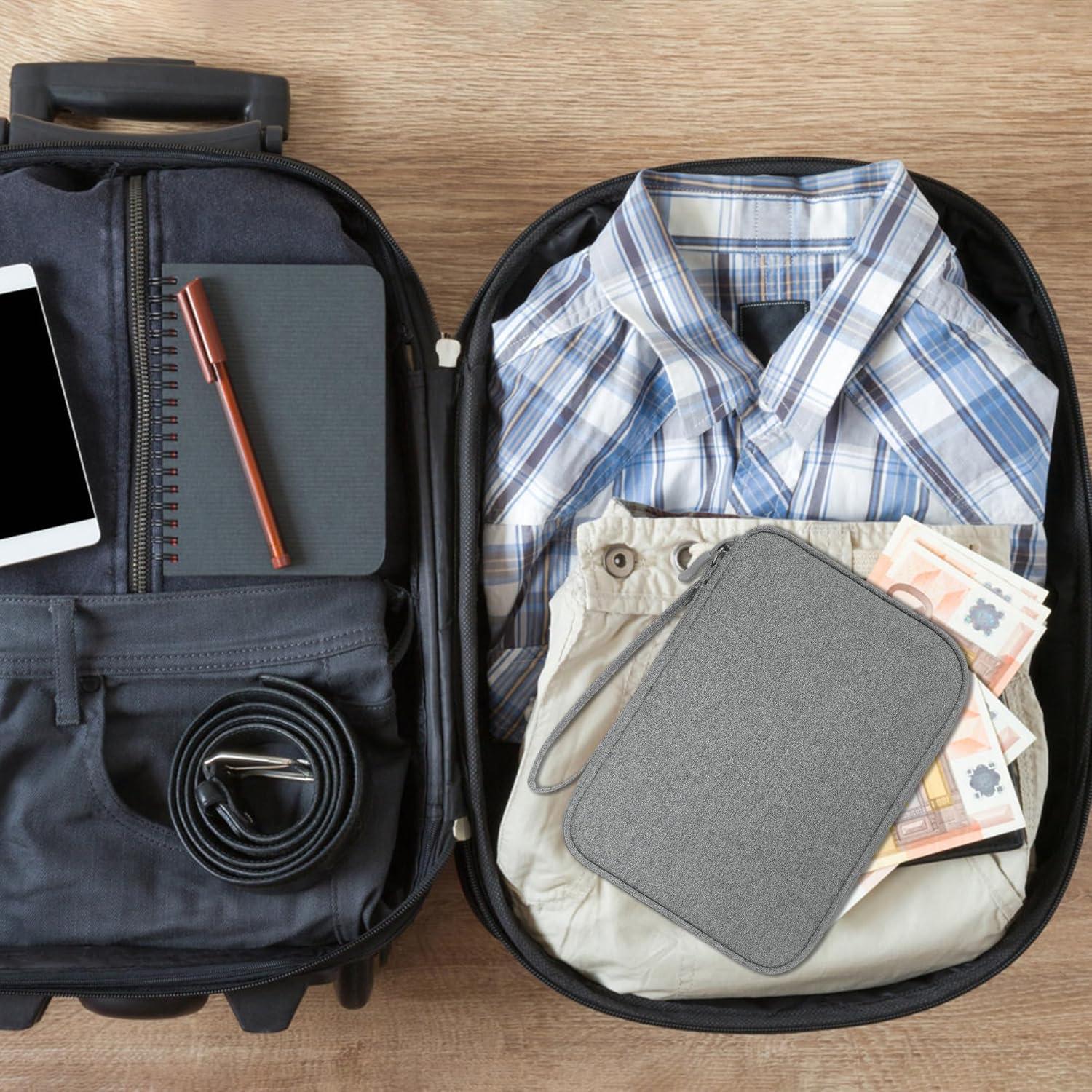 CILLA Organizador Electrónico de Viaje Gris Oscuro 24x17.5cm