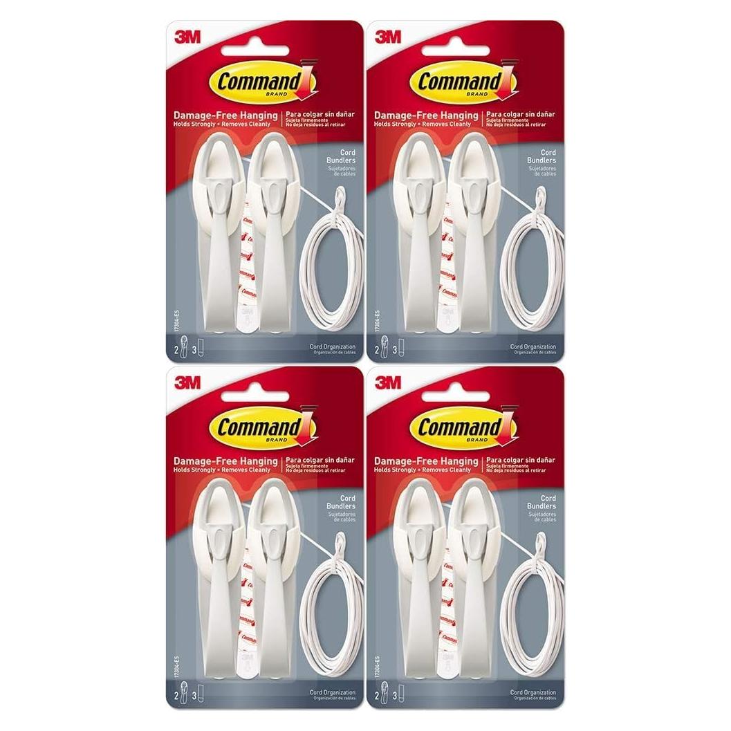 Agrupadores de Cables Command 8 Unidades - Organizador Sin Daños