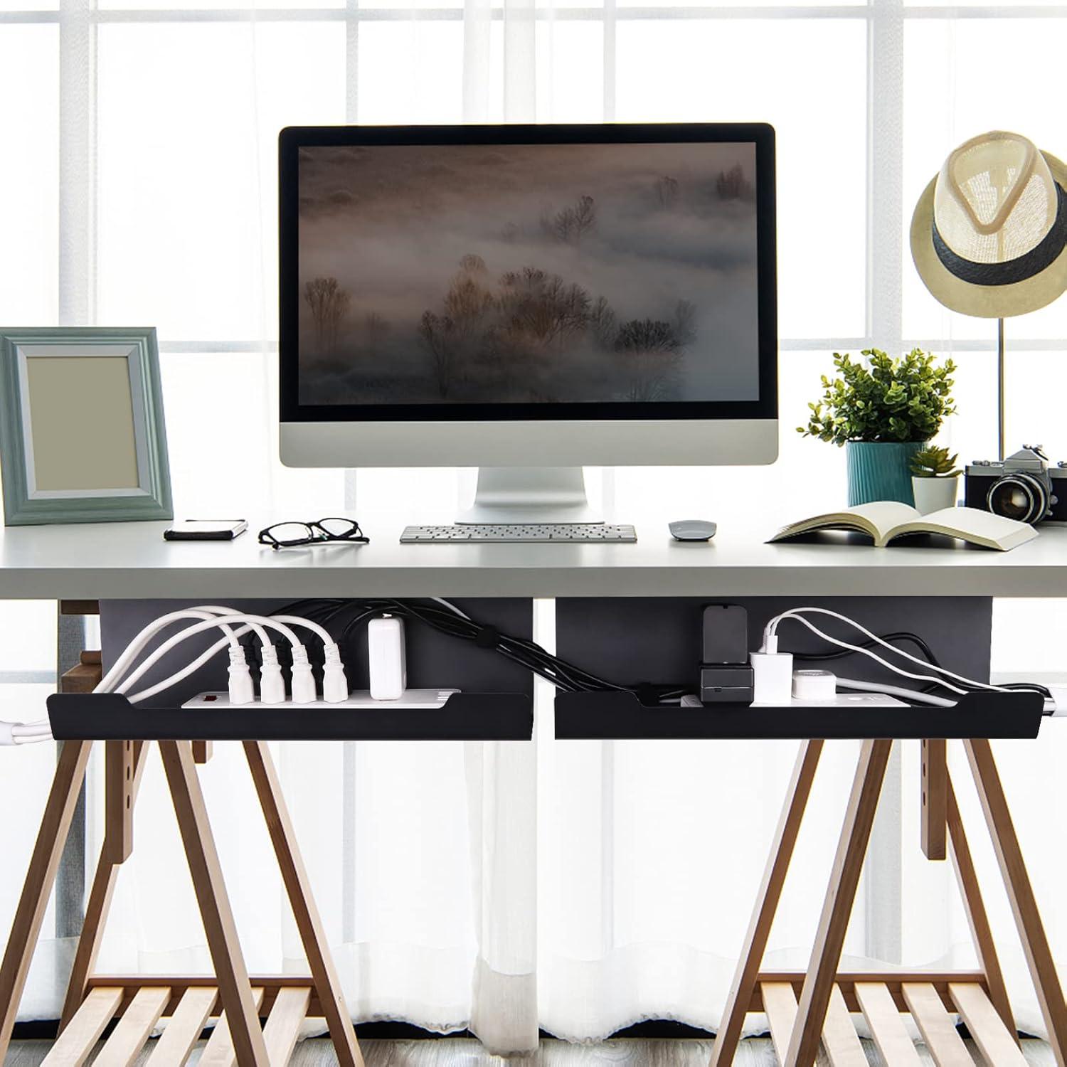 Bandeja de Gestión de Cables VIDOR 43 cm 2-Pack Acero