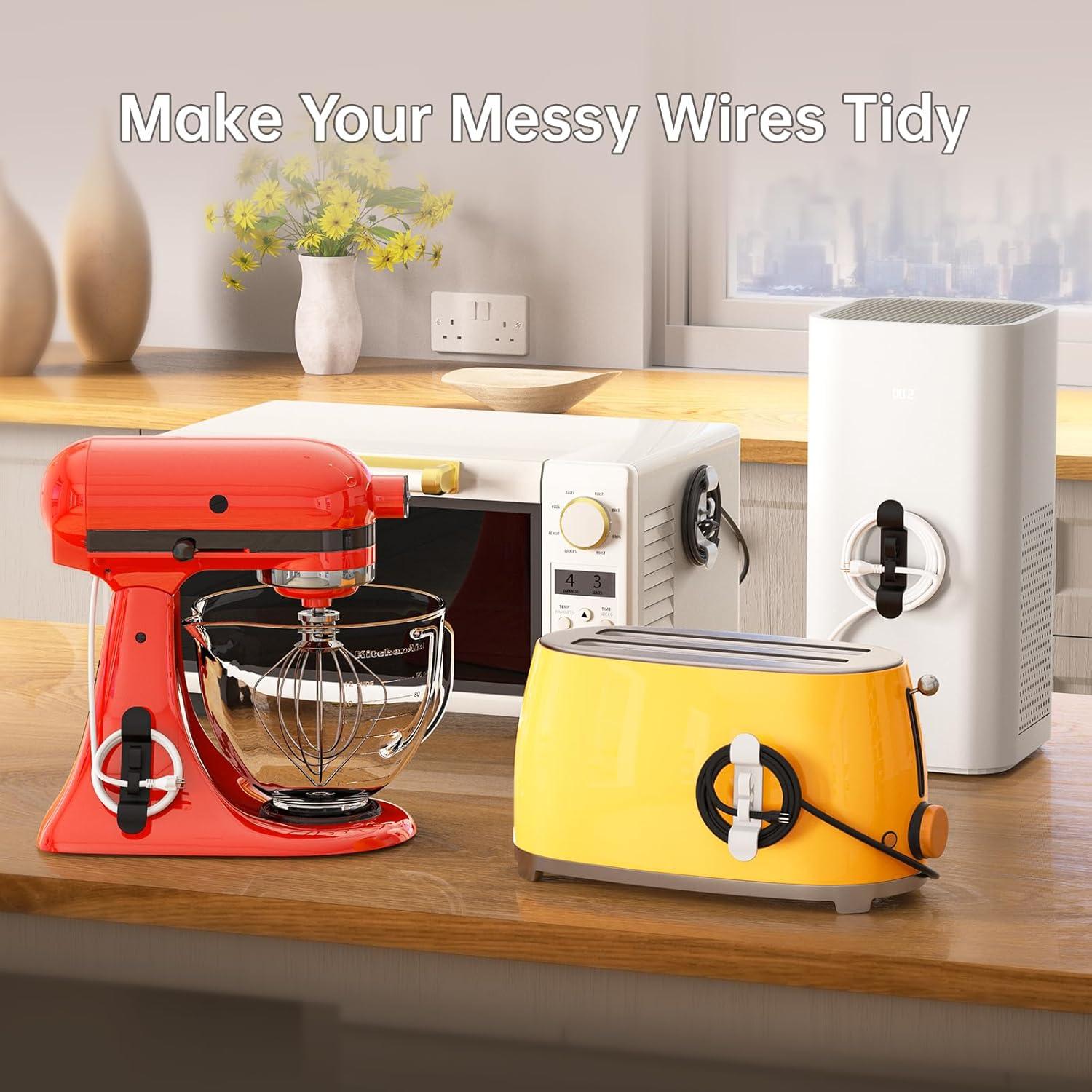 Organizador de Cables para Electrodomésticos Daisyhome - 8 Paquetes