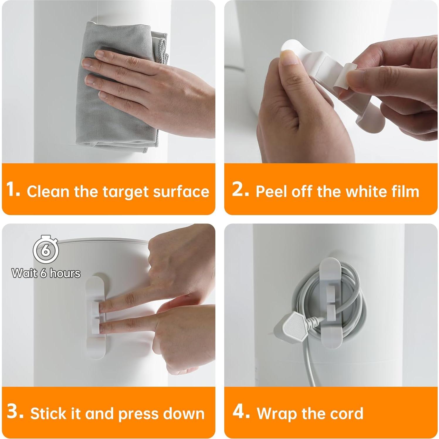 Organizador de Cables para Electrodomésticos Daisyhome - 8 Paquetes