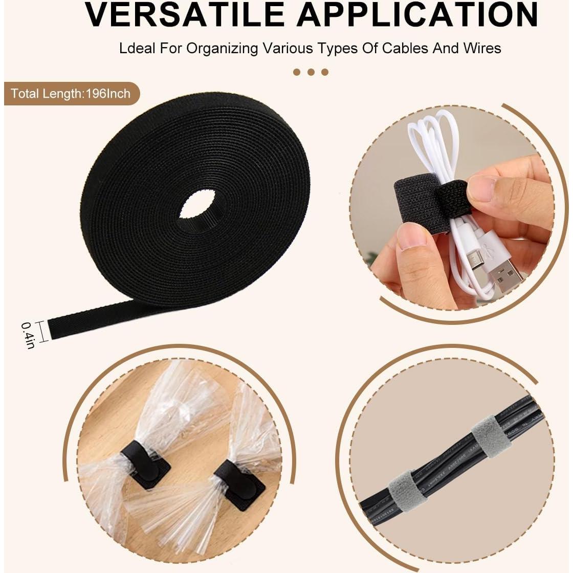 Paquete de 8 Clips Magnéticos Glowki para Gestión de Cables