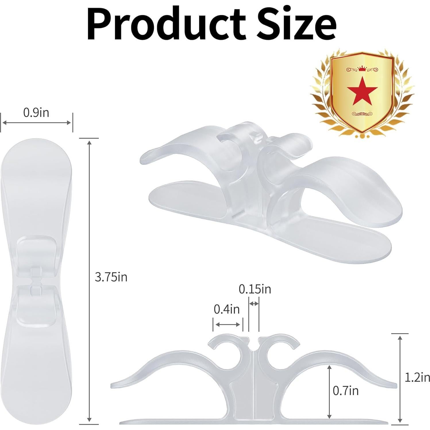 Organizador de Cables Transparente Indemo 6PCS para Electrodomésticos