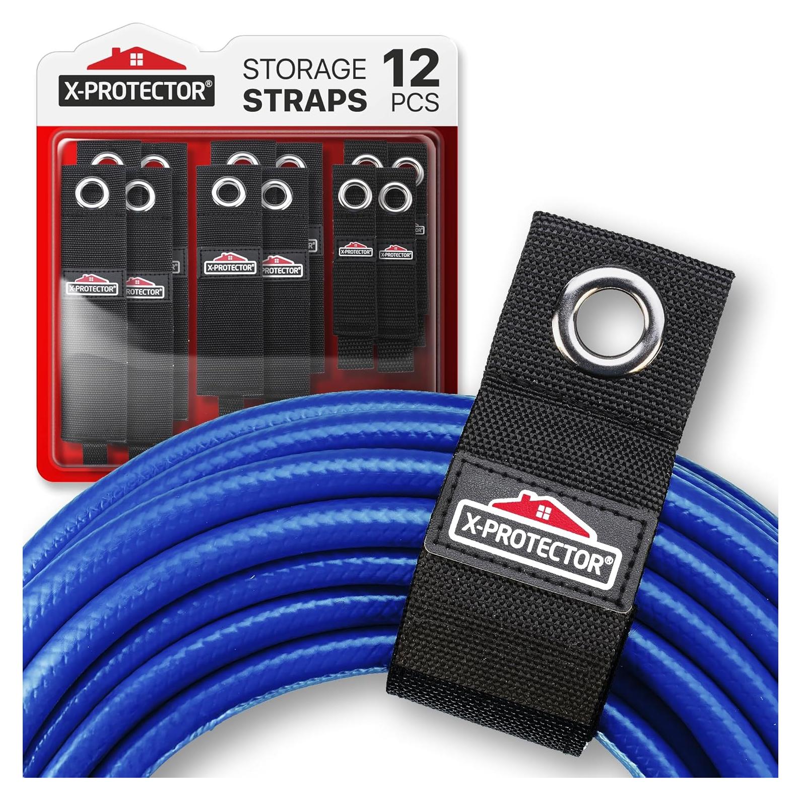 Correas de Almacenamiento X-Protector - 12 PCS - Organizador de Cables de 25 a 45 cm