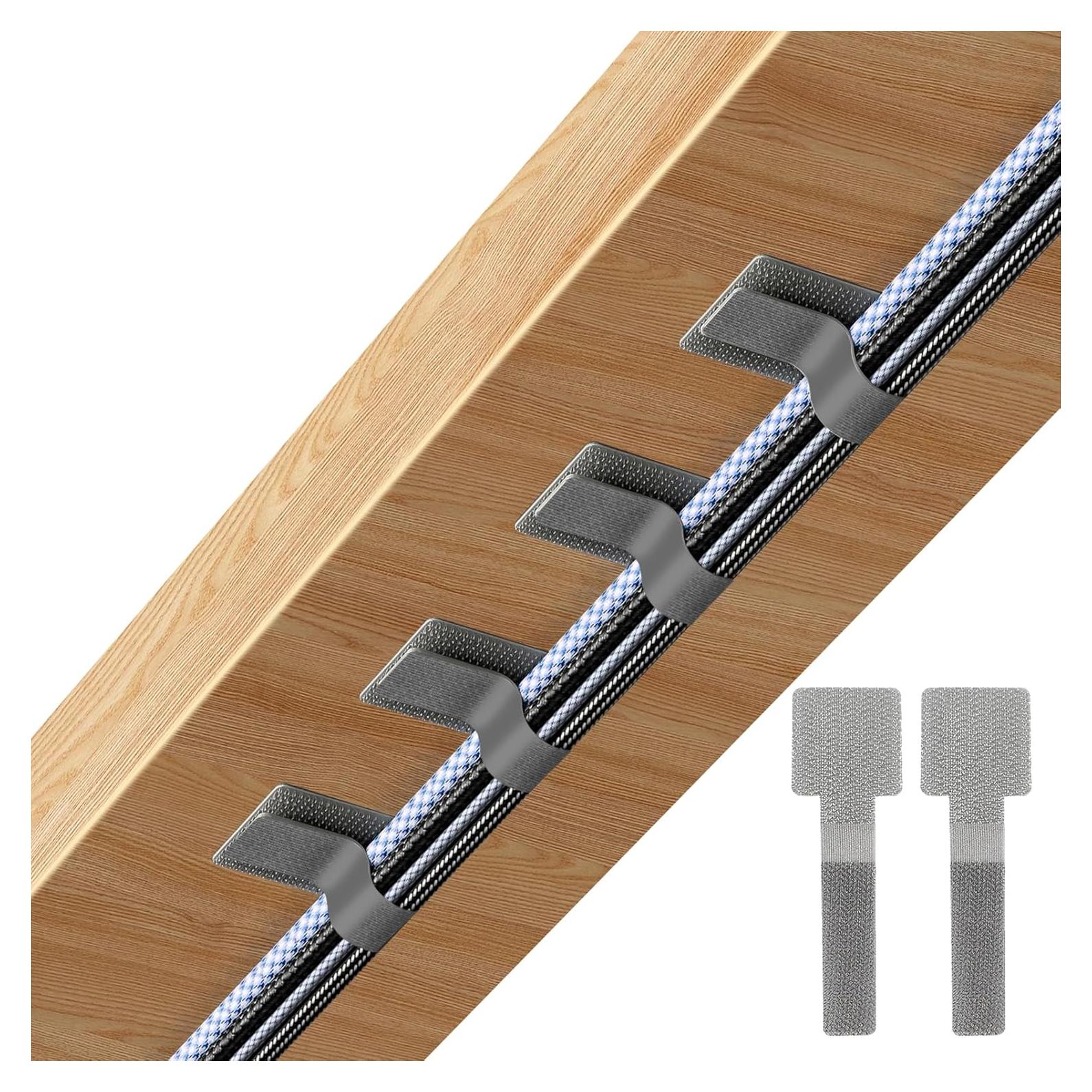 Organizador de Cables Promotion Love 40 Piezas Gris