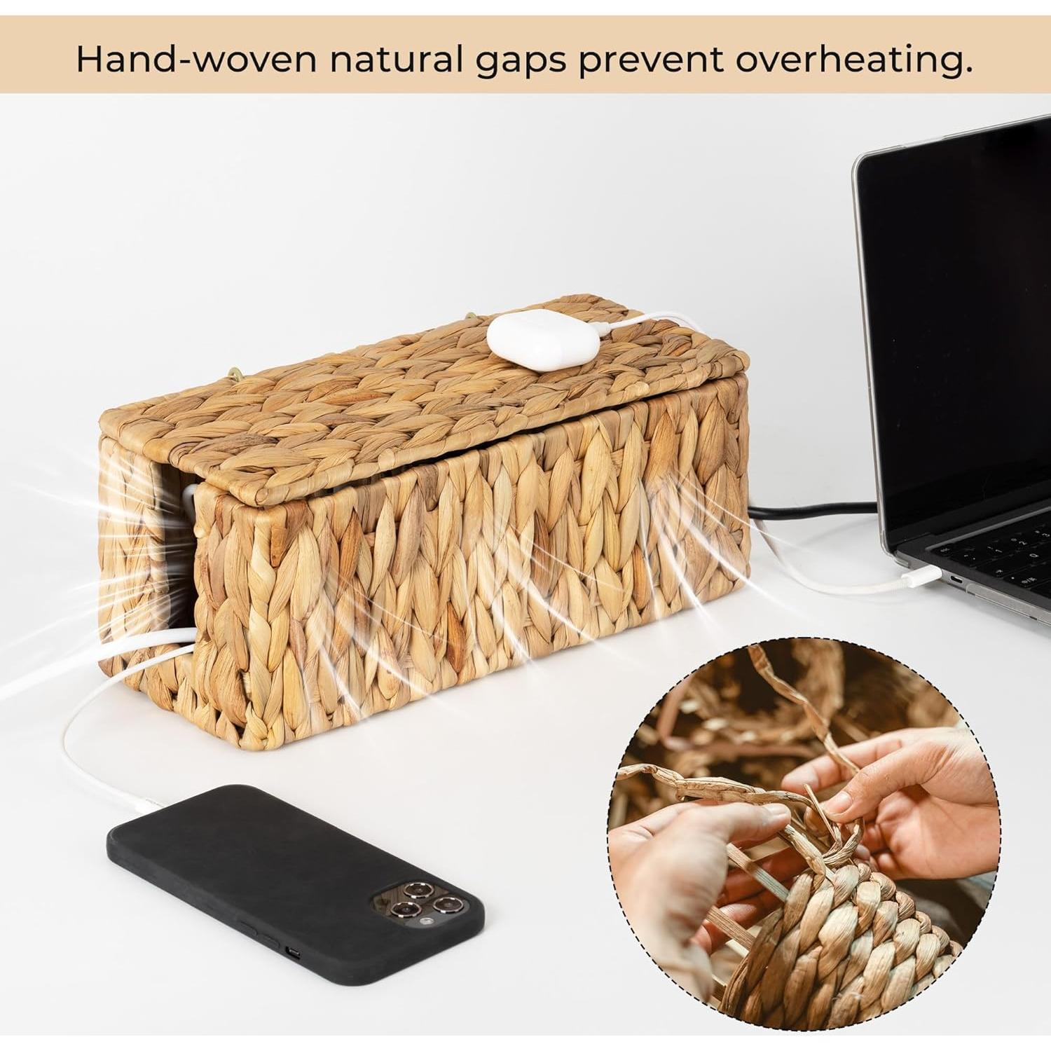 Caja de Gestión de Cables StorageWorks 31.75x12.95x12.95cm Natural