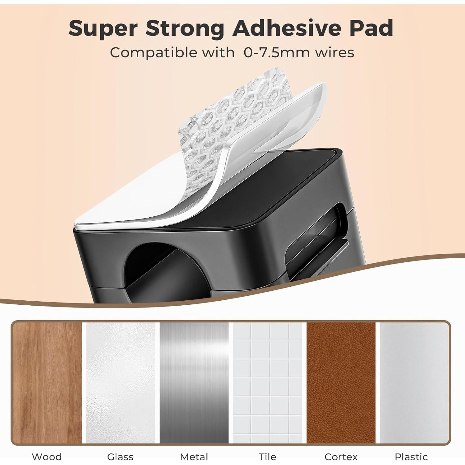 Organizadores de Cables Magnéticos ROYSC - Paquete de 8 Clips