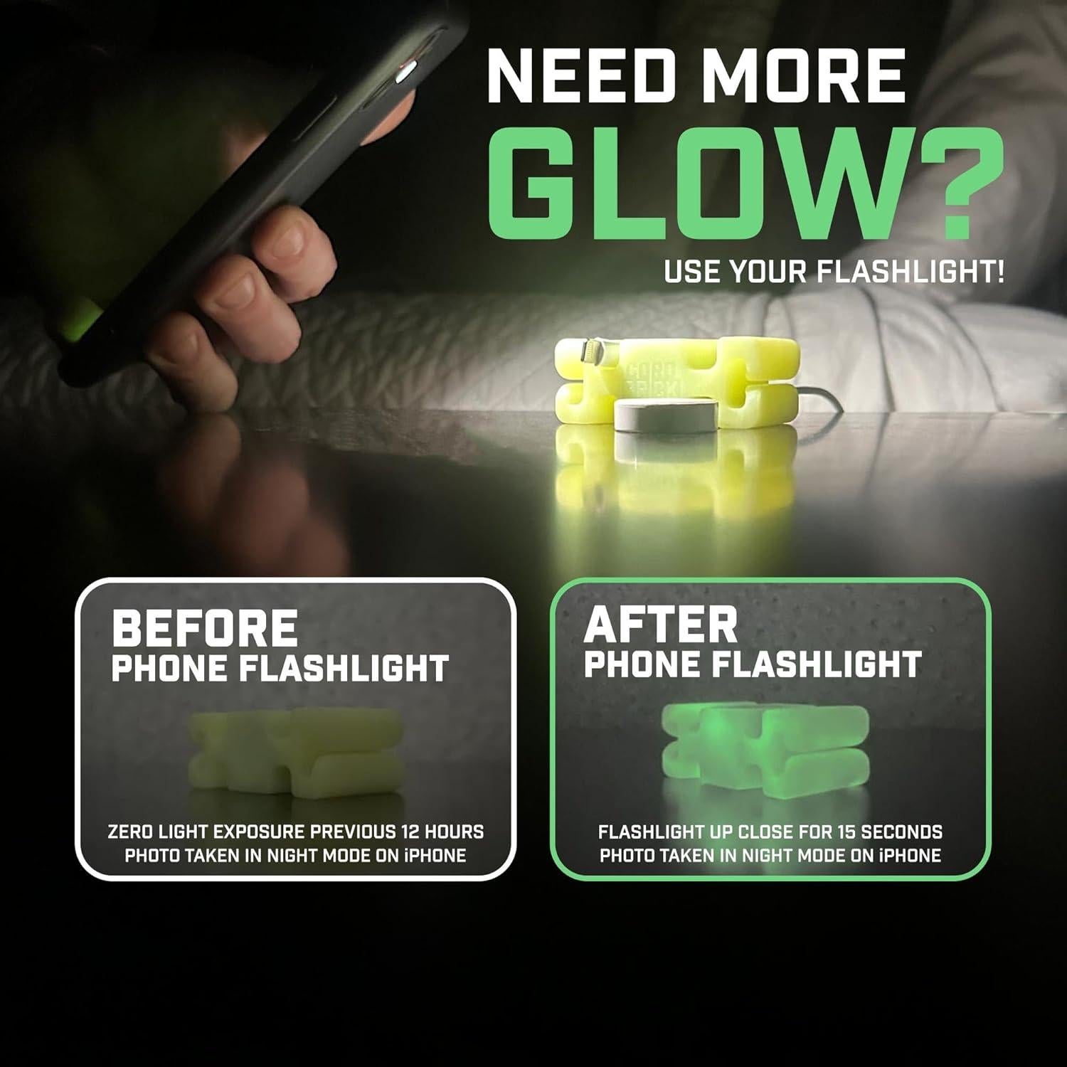 Soporte de Cable GlowBrick 4PK - Organizador Silicona para Escritorio